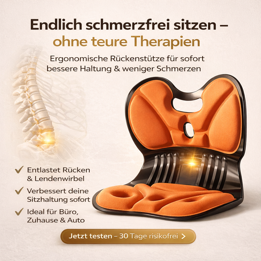 Ergonomisches Lendenwirbelkissen – Premium Memory-Foam