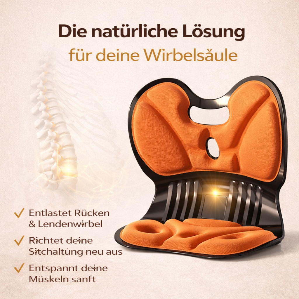 Ergonomisches Lendenwirbelkissen – Premium Memory-Foam