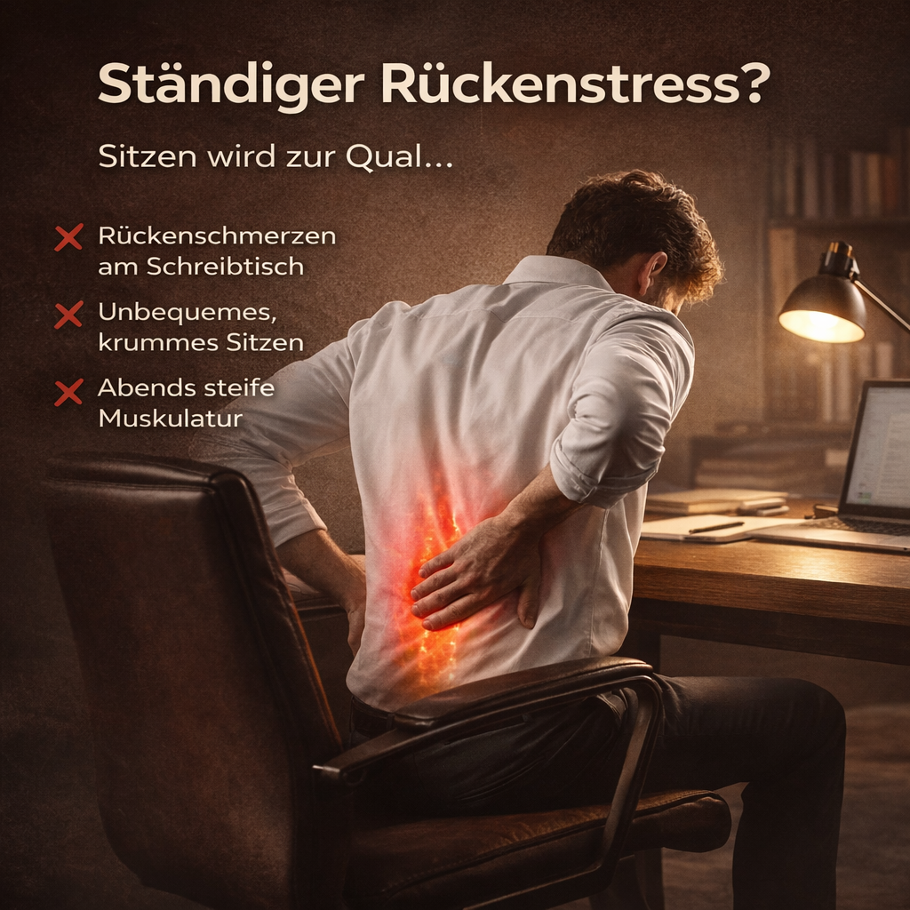 Ergonomisches Lendenwirbelkissen – Premium Memory-Foam